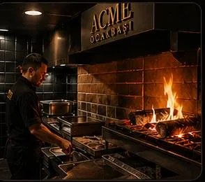 Anatolia Kebap Haus mutfak ve ocak alanı